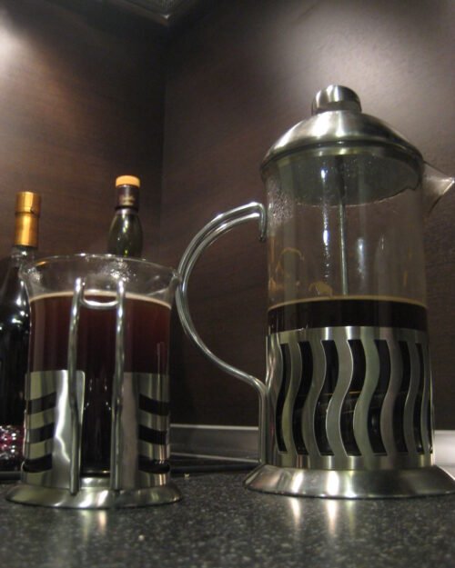 Glass French press coffee maker