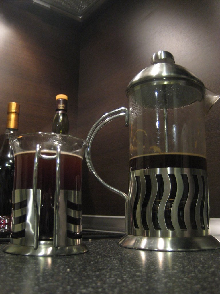 Glass French press coffee maker