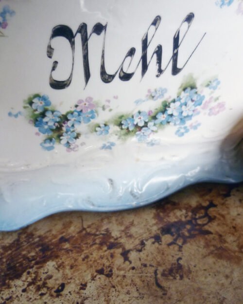Metal baking tray in a kitchen